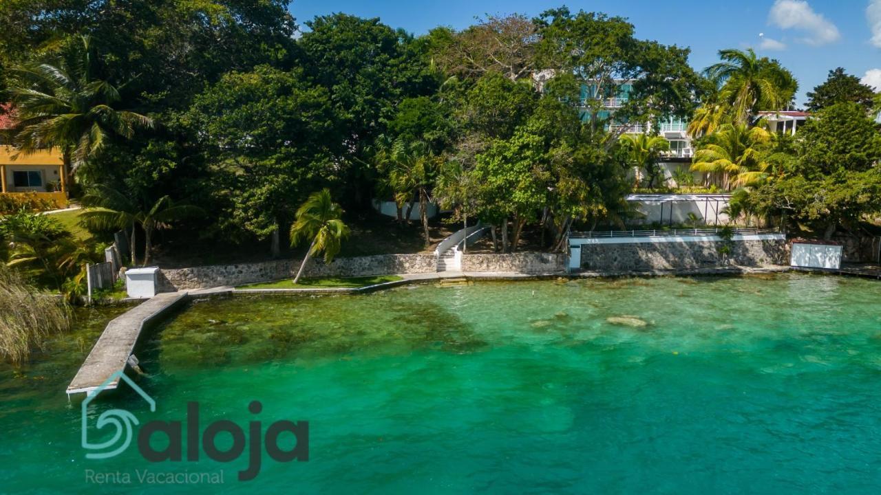 Villa Xtohil With Private Access To The Magic 7 Colors Lagoon Bacalar Exterior photo